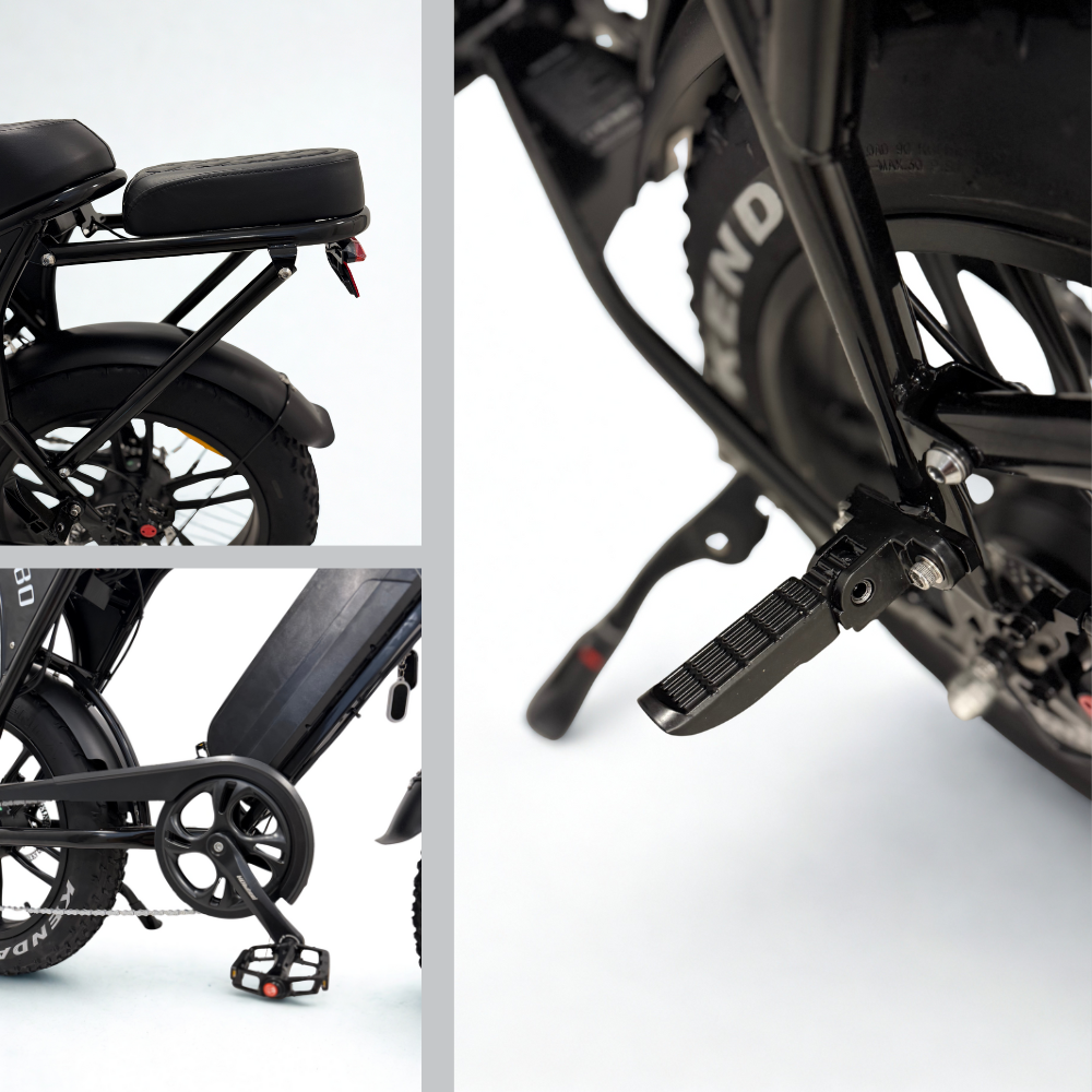 OUXI C80 – Fatbike électrique 250W | 60 km d’autonomie | Accessoires offerts | Bientôt disponible 🔥