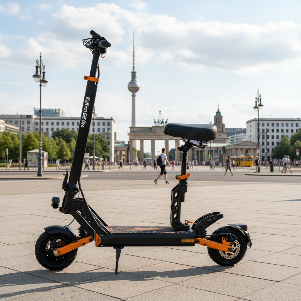 KuKirin G2 Pro : La Trottinette Électrique Ultime pour le Confort Assis (Siège Inclus)