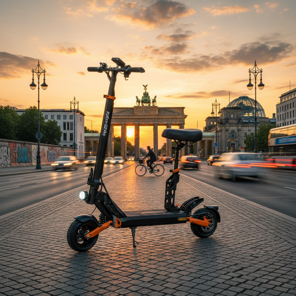 KuKirin G2 Pro : La Trottinette Électrique Ultime pour le Confort Assis (Siège Inclus)
